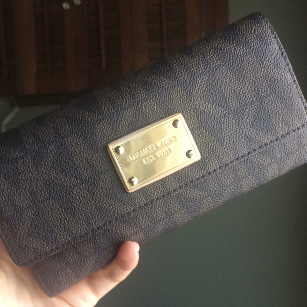 Michael Kors leather wallet